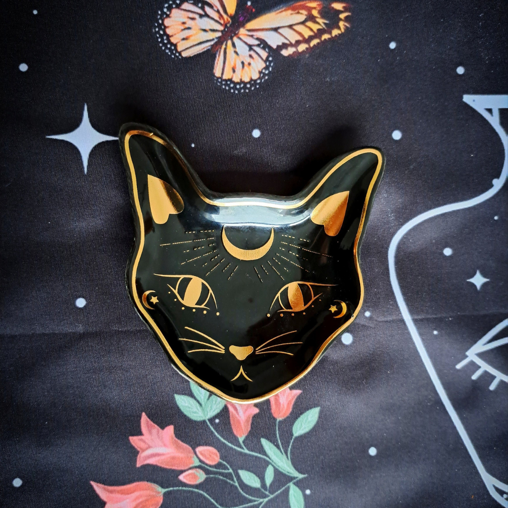 Mystic Cat Trinket Dish