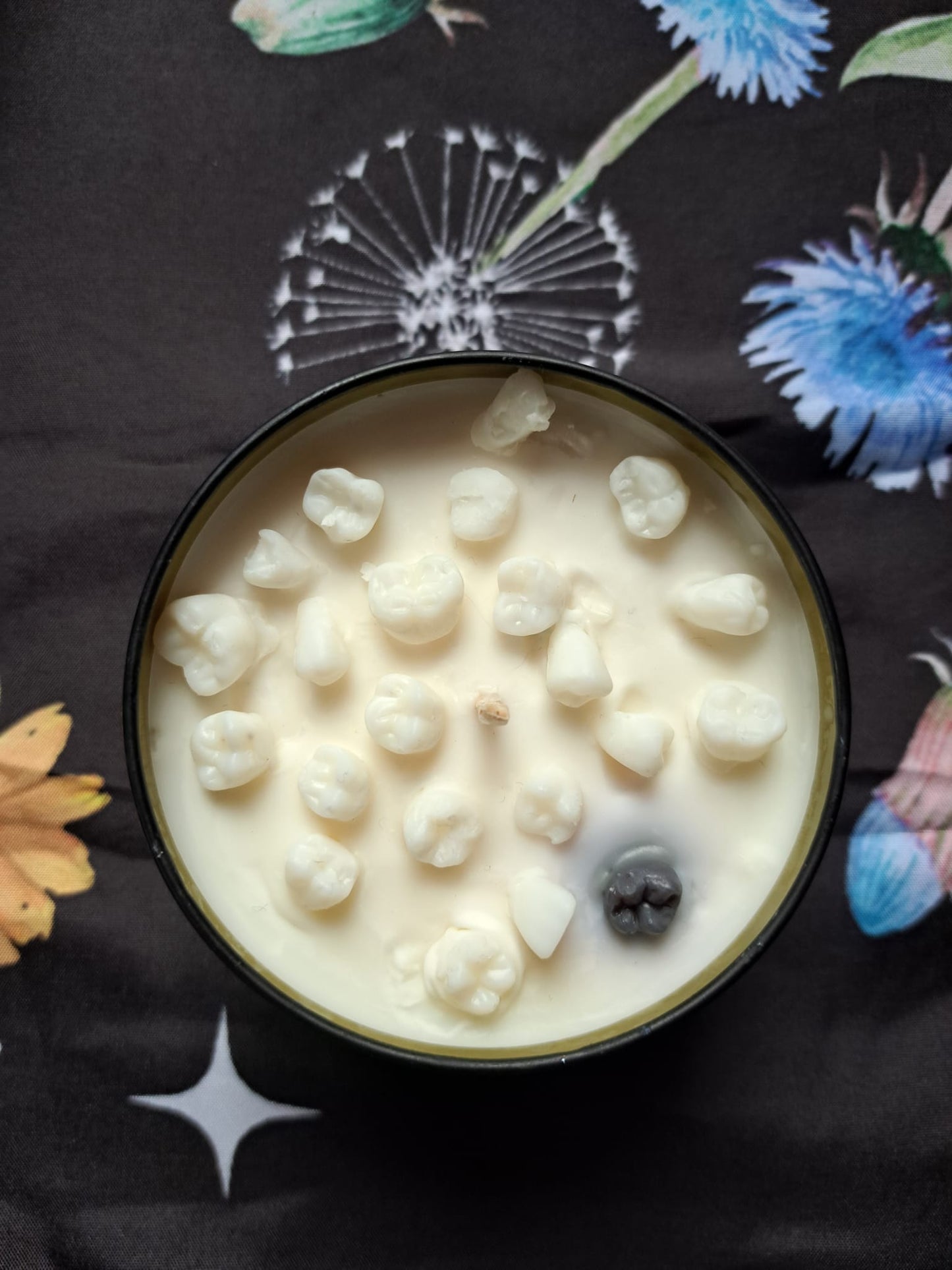 Black Enamel Candle