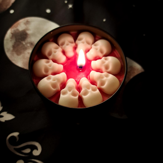 Mini Skull Candle