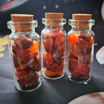 Carnelian and Red Jasper Crystal Jar