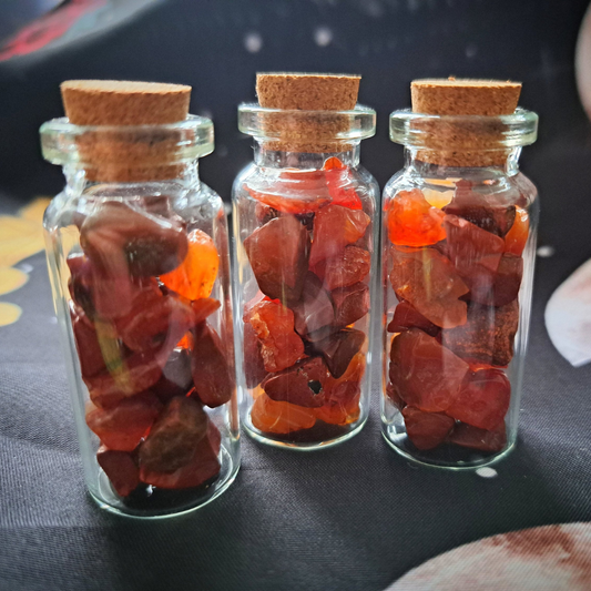 Carnelian and Red Jasper Crystal Jar