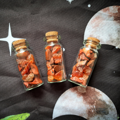 Carnelian and Red Jasper Crystal Jar